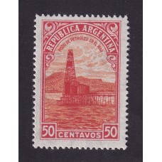 ARGENTINA 1935 GJ 790 ESTAMPILLA NUEVA MINT FILIGRANA LADO MAYOR U$ 13